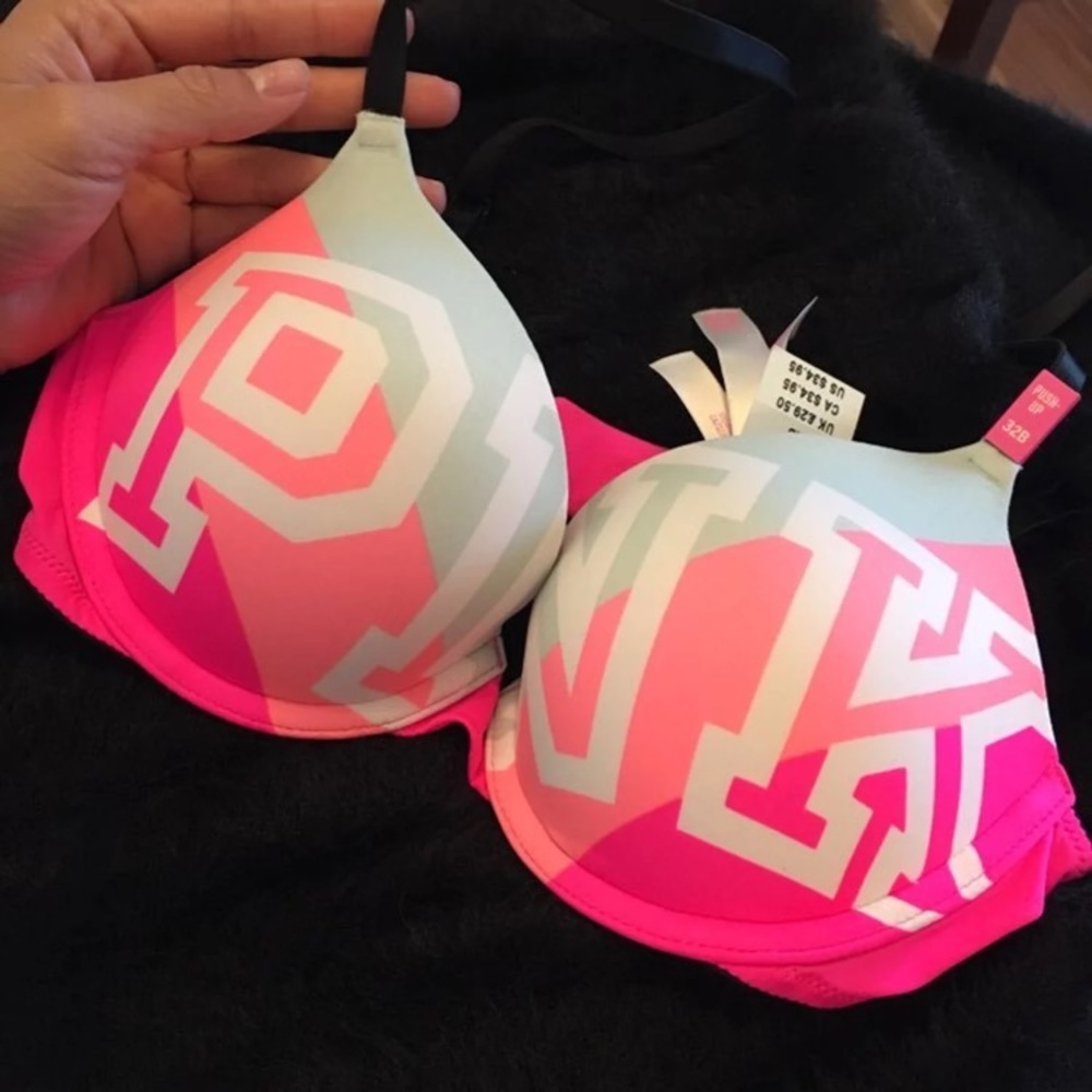 Pink bras size 32B